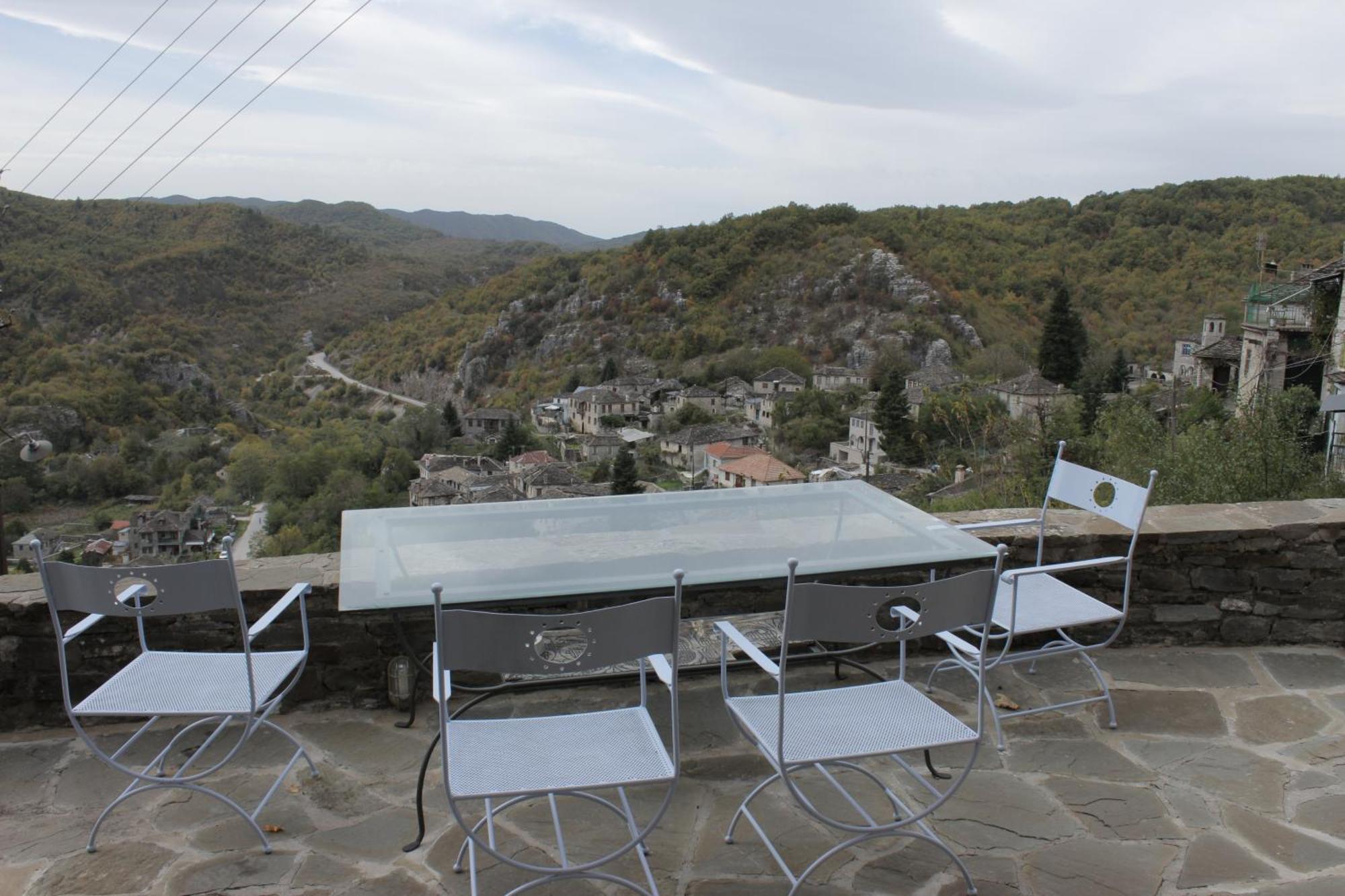 Heaven'S View Mansion - Zagori Stone Built Gem Villa Kipoi Exterior photo